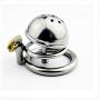 GKWJD-Chástí-ty Belt Cock Lock Male Metal Steel Equipment Hypoallergenic,Chasteness Device,Ergonomic Design,Men Briefs for Beginners - T-Shirt-199 (Size : 50mm)