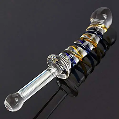 Medical-Grade Crystal Glass Huge Double Head Glass Stick for Women Men Back and All Over Body Deep Tissue Muscle Therapy Medical-Grade Crystal Glass Huge Double Head Glass Stick for Women Men Back and All Over Body Deep Tissue Muscle Therapy