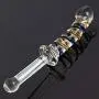 Medical-Grade Crystal Glass Huge Double Head Glass Stick for Women Men Back and All Over Body Deep Tissue Muscle Therapy Medical-Grade Crystal Glass Huge Double Head Glass Stick for Women Men Back and All Over Body Deep Tissue Muscle Therapy