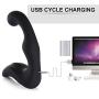 QILA Premium Prostate Health Massager Durable & Medical Grade Silicone Material Skin-Safe & Waterproof Design, 8.8 Ounce
