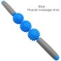 Muscle Roller Stick with 3 Ball Professional Grade Trigger - Massager Stick for Pain Relief Deep Tissue Muscle-Women Men Cellulite Blasting Remover Personal Massage for Back Leg Foot Neck