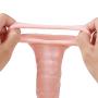 Flesh Couple Membrum Case Cover Overstriking Ipsism Intrest Stick Wand Fun Rod Sleeve for Best Gift for Travel - 9 inch
