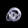 Itlovely Replacement Pe-nis Pump Ring Sleeve Vacuum Cover Erection Exercise Rubber Seal Device Transparent