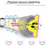 Vacuum Pump with 9 Speed Vibration Pump USB Rechargeable Massager- 3 Sucking Pump ED Device