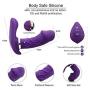 Lfcmf 7 Frequency Wireless Remote Control Wearable Fémálé Invisible Mástūrbátīōn Mássǎgě Víbràtǒr (Color : Purple)