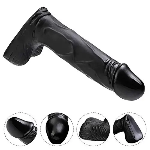 JSCRlove 4.5 Inch Soft Ðíldɔ Personal Body Relax Mássager Realistic Soft Suction Cup Toy Women Underwear