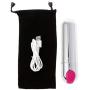 Villvi 10 Speeds Comfort Feeling Powerful Bullets for Women Rechargeable Waterproof (Pink)