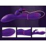 Cocoapa G-spot Rabbit Vibrator Rechargeable Vibrator Ant Vibrator Muti-Speed Massager Vibrator Cordless Waterproof Medical Silicone Adult Sex Toys for Women (Purple) (Purple)