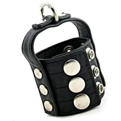 Heart 2 Heart Ball Divider Leather with Weight Pull 2", Black Heart 2 Heart Ball Divider Leather with Weight Pull 2", Black