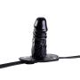 YiFeng Lockable Dildo Penis Mouth Gag with Lock Bondage Leather Strap On BDSM Adult Sex Toy (Long)