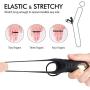 Vibrating Dual Cock Rings Sex Toys for Men with 9 Vibration Modes, loverbeby Silicone Wireless Remote Control Penis Enhancer Ring Rechargeable Waterproof Clitoral Stimulate Massager for Couples