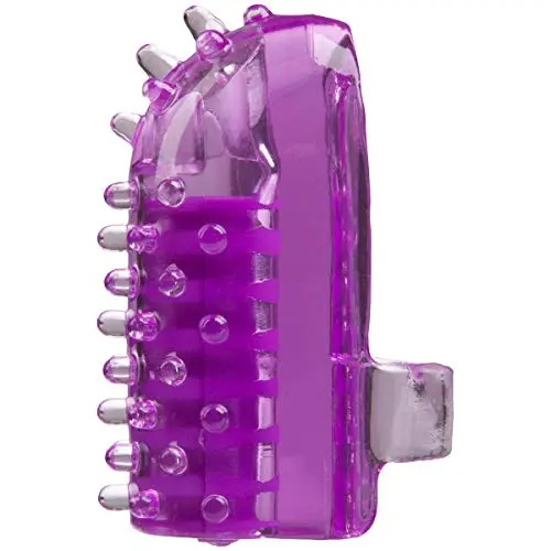 Doc Johnson Oralove - Finger Friend Mini Vibe - Ready-To-Use Vibrator for Pin-Point Simulation - Stretches to fit finger - Purple Doc Johnson Oralove - Finger Friend Mini Vibe - Ready-To-Use Vibrator for Pin-Point Simulation - Stretches to fit finger - Purple