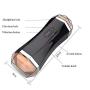 Toys Electric P`ü??ýs for Men Adullt Toys Realistic Feel Tight?Hands Free Doulbe USB Rechargeable