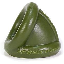 Oxballs Ballbender Nut-Hugging Ballstretcher/Cockring, Green, 50 Gram