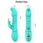 Thrusting Rabbit Vibrator with 3 Powerful Thrusting Actions 7 Vibration Modes for G Spot Clitoris Stimulation, PALOQUETH Waterproof Dildo Bunny Vibrator Personal Sex Toy for Women, Rechargeable Blue Thrusting Rabbit Vibrator with 3 Powerful Thrusting Actions 7 Vibration Modes for G Spot Clitoris Stimulation, PALOQUETH Waterproof Dildo Bunny Vibrator Personal Sex Toy for Women, Rechargeable Blue