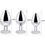 FeiGu 3 Pieces Heart Shape Jeweled Butt Plug Kit, Stainless Steel Anal Training Sets Adult Sex Toy for Beginners Couples FeiGu 3 Pieces Heart Shape Jeweled Butt Plug Kit, Stainless Steel Anal Training Sets Adult Sex Toy for Beginners Couples