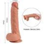 8.9 Inch Realistic Dîldɔ with Suction Cup Ultra Soft Medical Grade Si-licone Rod for Women