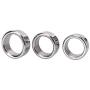 Super Soft Black for Male Penis Ring Stainless Steel Cock Rings Medical Extra Stimulation-Better Sex Toy for Erection Enhancing Last Longer Orgasm,26