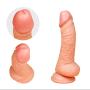 Hehelen 7.87 Inch Waterproof Silicone Big Realistic Double Deildo with S-uction Cup for Women Men Beginners