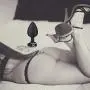 3Pcs Anal Plug Training Sets with Chain to Avoid Slipping into Body AILEQI Butt Plug for Beginer Couples Medical Grade Silicone Hypoallergenic