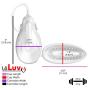 LeLuv Pussy Vacuum Pump with Vibrating Clitoral Tickler Cup