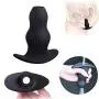 FeiGu Medical Silicone Hollow Anal Butt Plug Set-Anal Sex Toys, Masturbation for Adults Medium