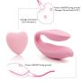 Leqipin Remote Control Vibrator Couple,U-Shape Dual Massager for Women G-Spot Nipple Clitoris Stimulator Waterproof Multipurpose USB Rechargeable