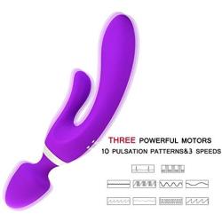 Wireless Magic Handheld Massager - 10 Kinds of Vibration Frequency - Waterproof - Ultra-Quiet - USB Magnetic Charging