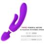 Wireless Magic Handheld Massager - 10 Kinds of Vibration Frequency - Waterproof - Ultra-Quiet - USB Magnetic Charging