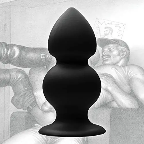 Tom of Finland Weighted Silicone Anal Plug Tom of Finland Weighted Silicone Anal Plug