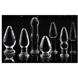 7 Types Set Crystal Glass Anal Plug Adult Toys Sex Toys for Women/man