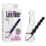 California Exotic Novelties Silicone Love Rider Beaded Dual Penetrator, Black, 0.12 Pound