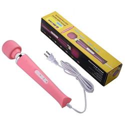 Finever Whole Body Massager Wand Back Foot Leg Aches Pains Sports Recovery Muti Speeds (Pink Color)