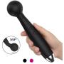 Electric Magic Bullet Wand Massager Powerful Personal Wand Massager Cordless Handheld Body Therapeutic Massage for Back Neck Shoulder Tension Relief