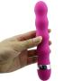 Clǐtoral Vǐbrator Fun Toys for Couple Handheld Waterproof Portable Electric Vib Massager-Adjustable Speed-Thread Silicone Mini Magic Wand Rose red by ALBK