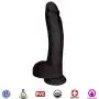 Curve Novelties Jock Dong with Balls, Black, 10" Curve Novelties Jock Dong with Balls, Black, 10"