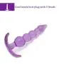 YiFeng 6PCS Anal Trainer Kit Butt Plugs Beginner Set Medical Silicone Prostate Massager (Purple)