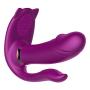 Heating Wireless Remote Control Vibrantor Silicone Waterproof USB Rechargeable 9-Frequency Wearable Toys for Women Couples(Purple)