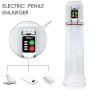 Mixfun Electric Penis Pump Vacuum Pump Penis Suction Massager Male Enhancement Penis Growth Pump USB Rechargeable Presure Adjustment 4 Stages Portable Lightweight for Men Toys with 2 Spare Seals