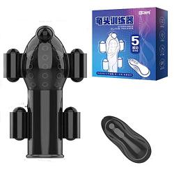 XSEXO Male Vibrators Penis Head Ball Exercise Stimulate Climatic Toys for Men Massage Trainer (5 Vibrators)