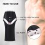 Penis Training Male Masturbator, Fovel Sexual Wellness Endurance Prolonging Vibrator Toy Improving Erection 12 Modes Waterproof Masturbation Glans Trainer Massager Sex Adult Toys for Durability