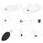FST 10-Speed Vibrating Ass Anchor Butt Plug with Wireless Remote, Anal Dilator Expanding Flared Anal Plug for Adults