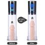 Silicone Toy Automatic Mens Pen?s Enlargement Pump to Increase The Size and Strength, Electric Vacuum Pump Male Effective Extender Electric Enlarger for Man Training Pressure Tight Design