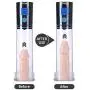 Silicone Toy Automatic Mens Pen?s Enlargement Pump to Increase The Size and Strength, Electric Vacuum Pump Male Effective Extender Electric Enlarger for Man Training Pressure Tight Design