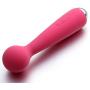 New Silicone Mini Travel Massage Waterproof Rechargeable Premium Wellness Full-Body Massage Wand + Includes a Free DONA Kissable Massage Oil 4oz