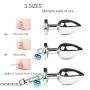 Metal Butt Plug Bell Anal Sex Toy Traction Chain BDSM Anal Plugs Jewelry Design Training Set Sex Toys Unisex Masturbation Large+Medium+Small for Beginners Advanced Users 4 Pcs Metal Butt Plug Bell Anal Sex Toy Traction Chain BDSM Anal Plugs Jewelry Design Training Set Sex Toys Unisex Masturbation Large+Medium+Small for Beginners Advanced Users 4 Pcs