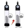 Loveshop Electric Penǐsgrowth Pumps Male Vacuum Massage Cups Large Massage Cups Male Vacuum Pump Air Enlarger Extender Prolong Enhancer for Men