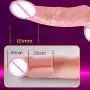King-Sized 10 inch Amazing Performance Extender Enlargement, Extra Large 3" for Male Skin Color