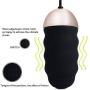 Sinohome 10 Frequency Vibrator Egg,Silicone Mini Bullet Vibrator Vibrating Egg Wireless Remote Control Massager Rechargeable Vibe for Women or Couples,Black