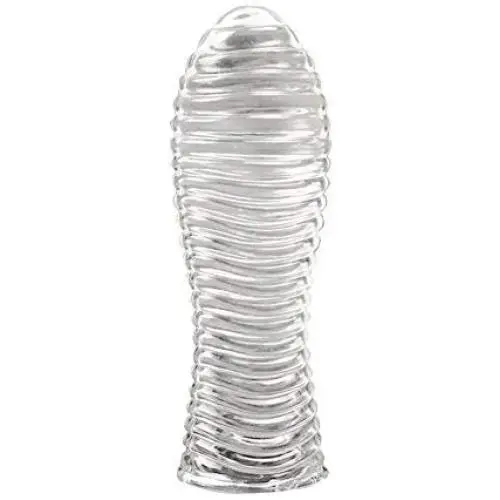 xinYxzR Sex Toy Clear Reusable Penis Sleeve Extension Increase Delay Ejaculation Male Clear xinYxzR Sex Toy Clear Reusable Penis Sleeve Extension Increase Delay Ejaculation Male Clear